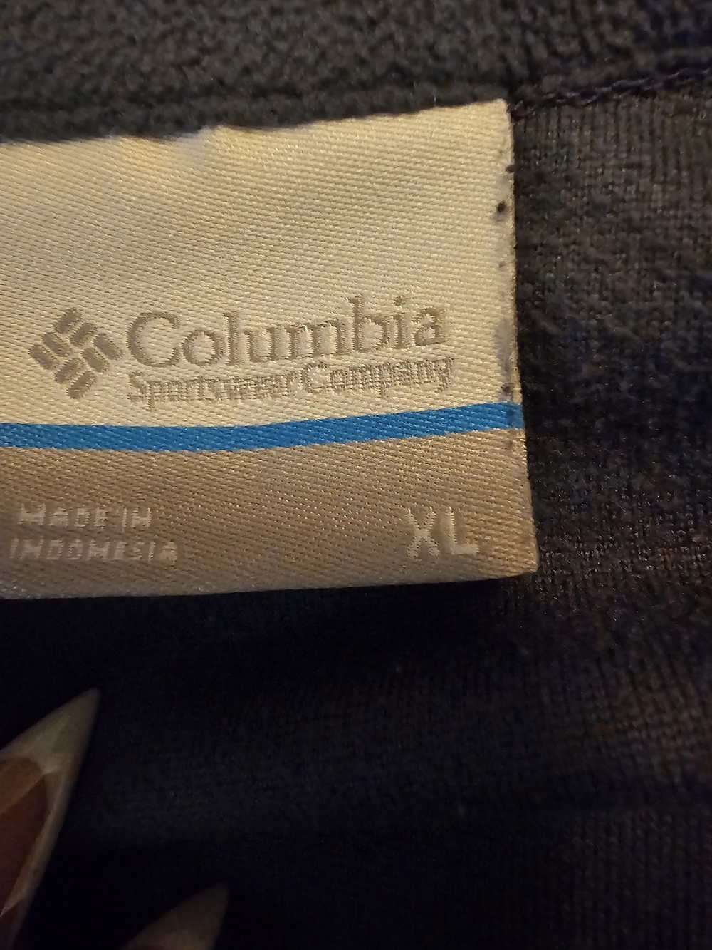 Columbia Women's XL Glacial IV Lightweight Half Zip Fleece Pullover Sleeve Logo - Picture 5 of 6